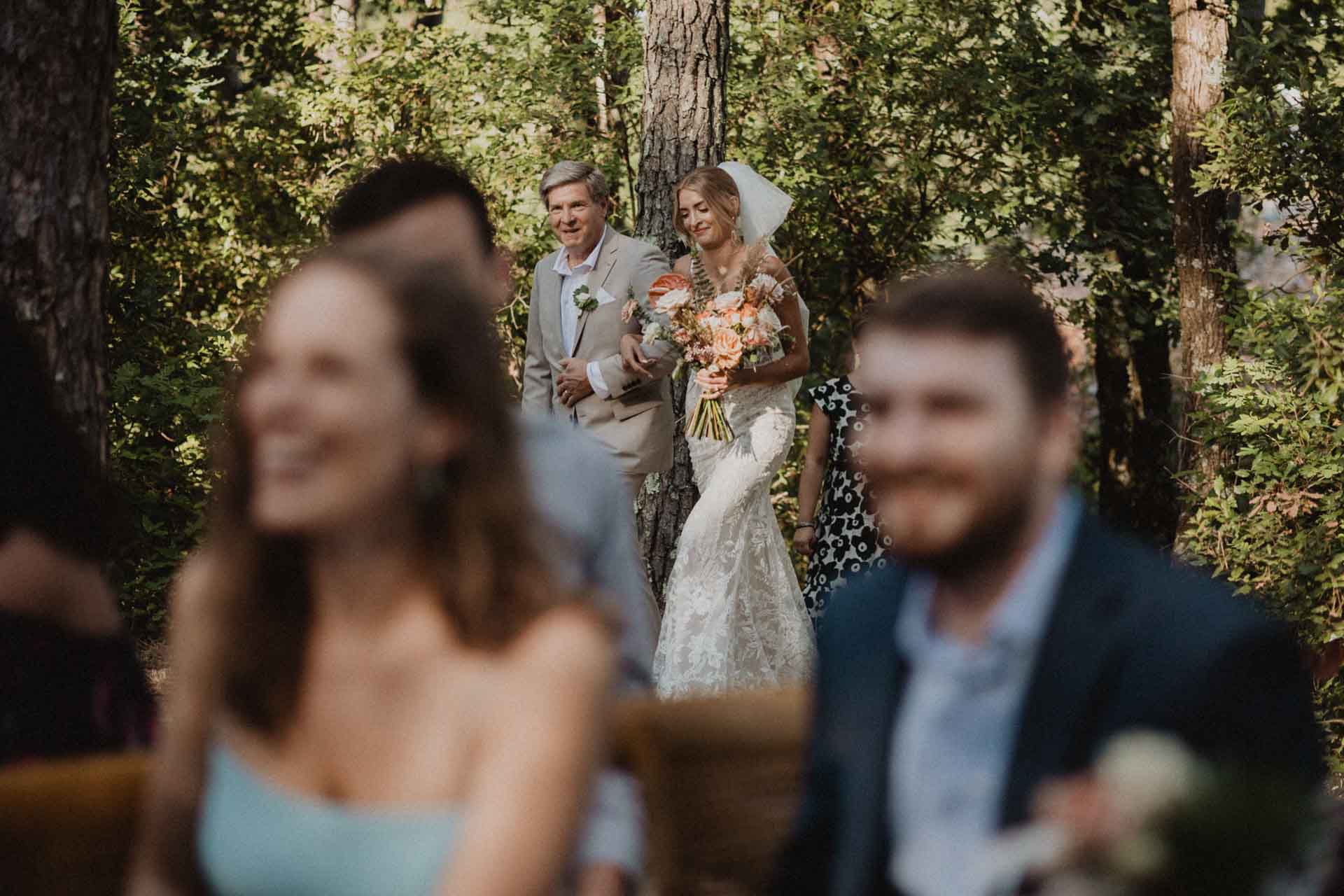 forest wedding in villa spadaforte tuscany