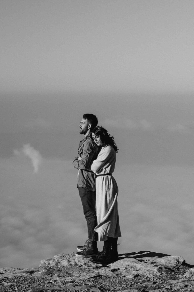 Sunrise couple photography tuscany