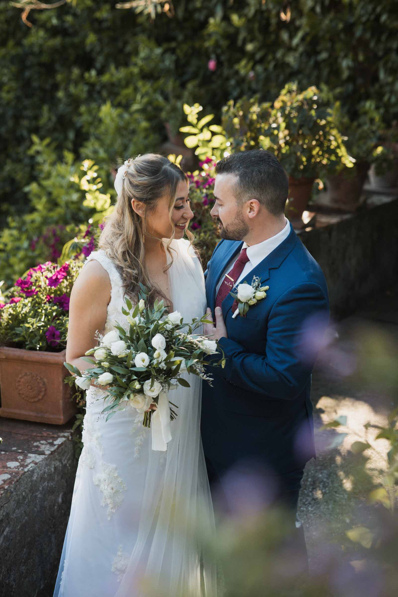 elopement ceremony at villa sermolli, pisa, tuscany