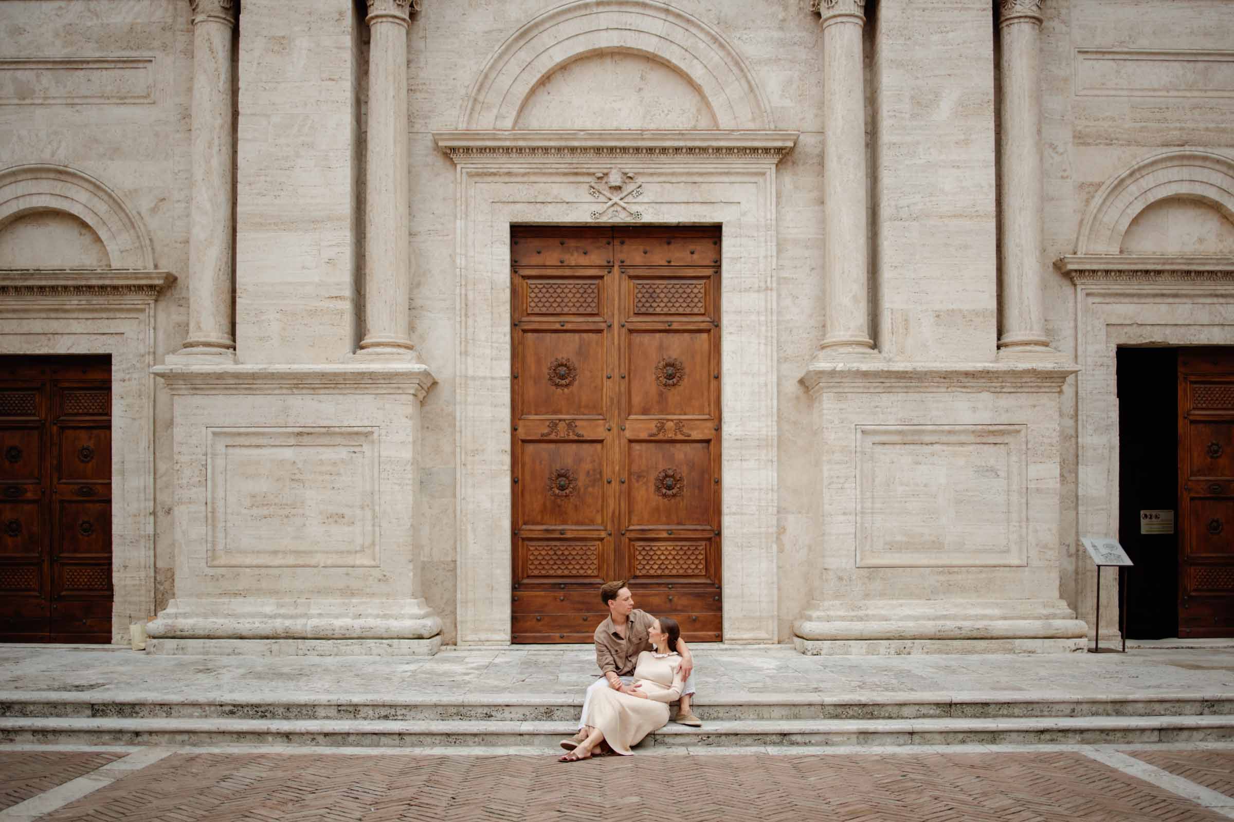 maternity photo session val d'orcia, tuscany