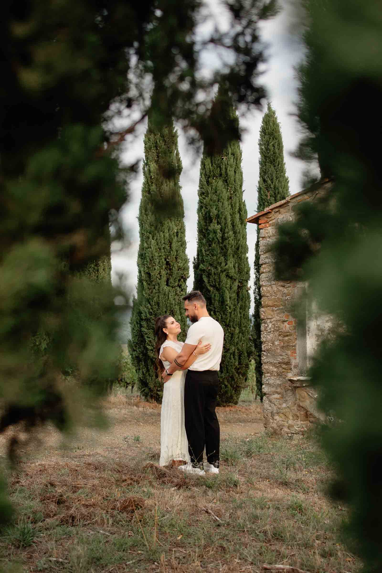 elopement in chianti, tuscany