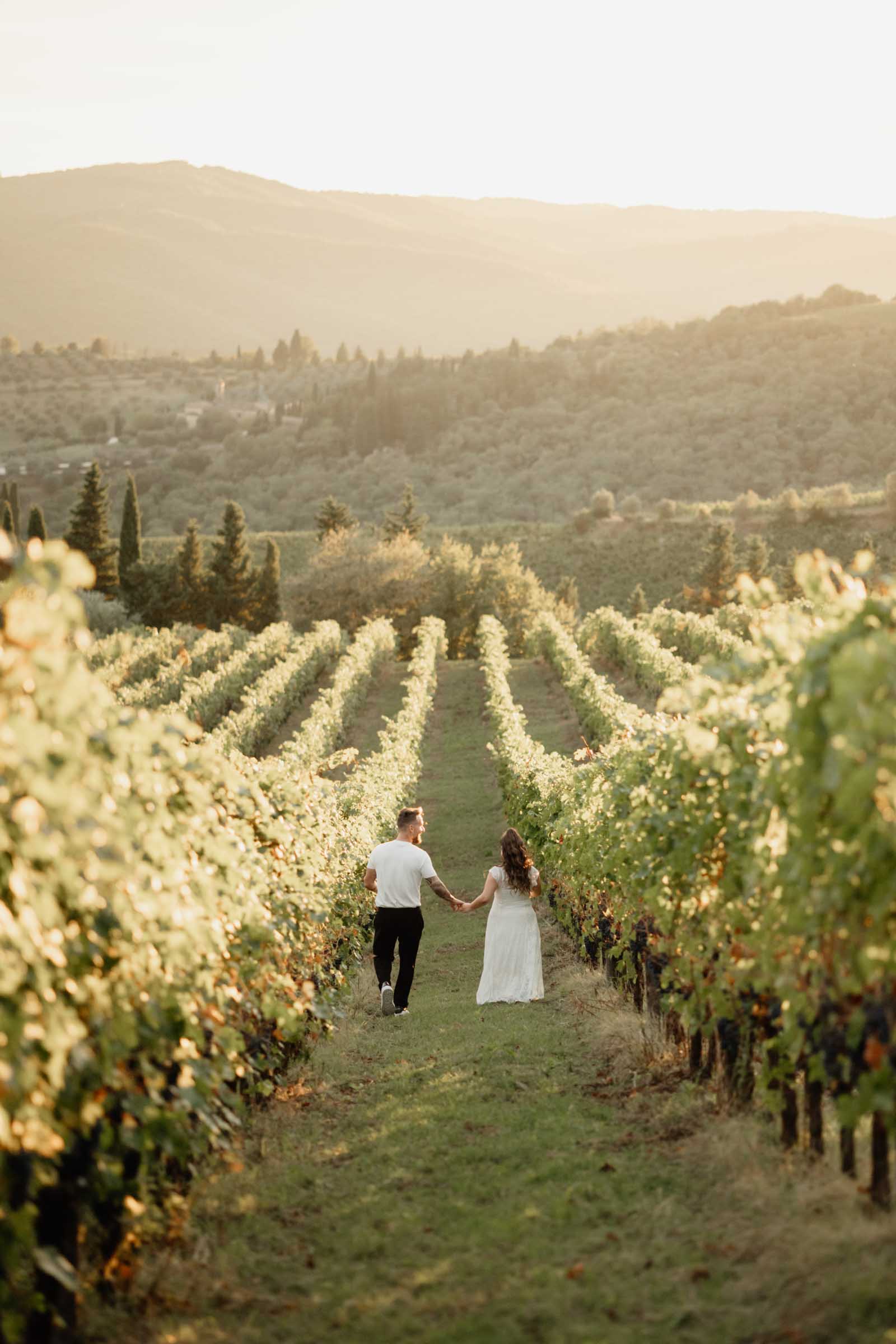 elopement in chianti, tuscany