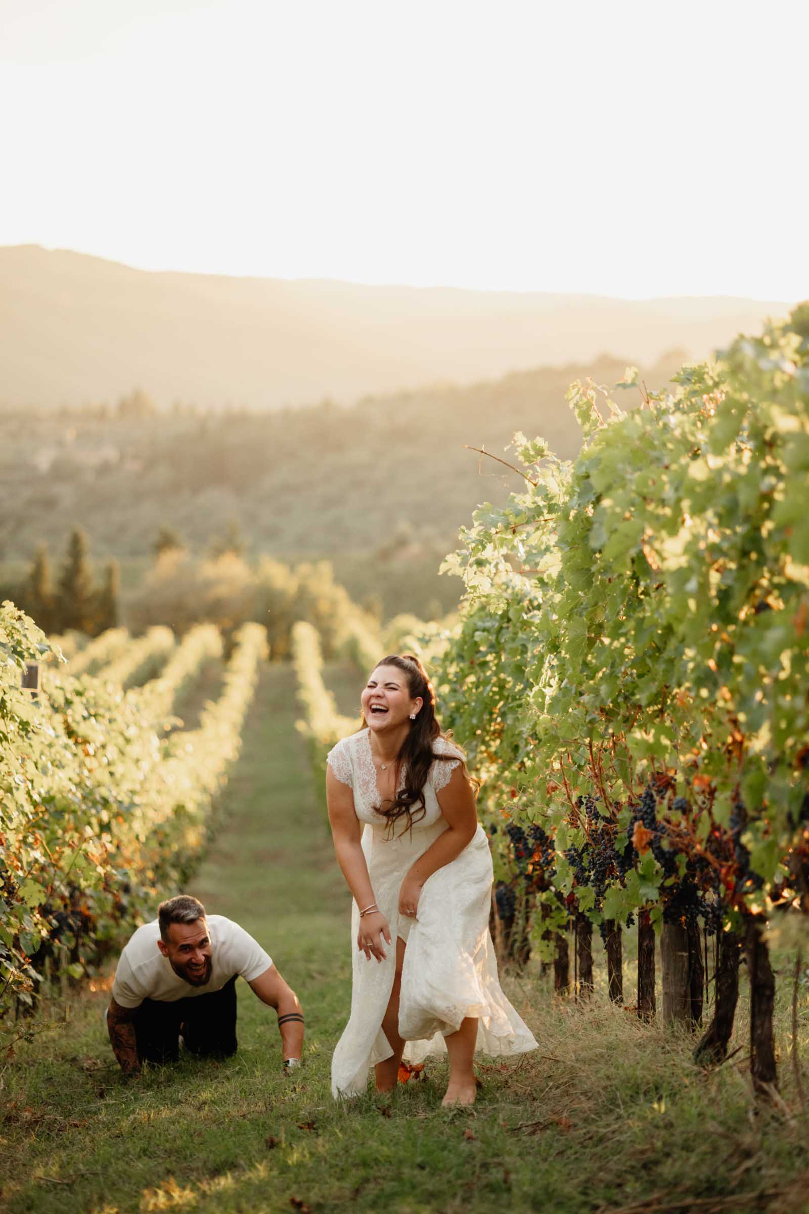 elopement in chianti, tuscany