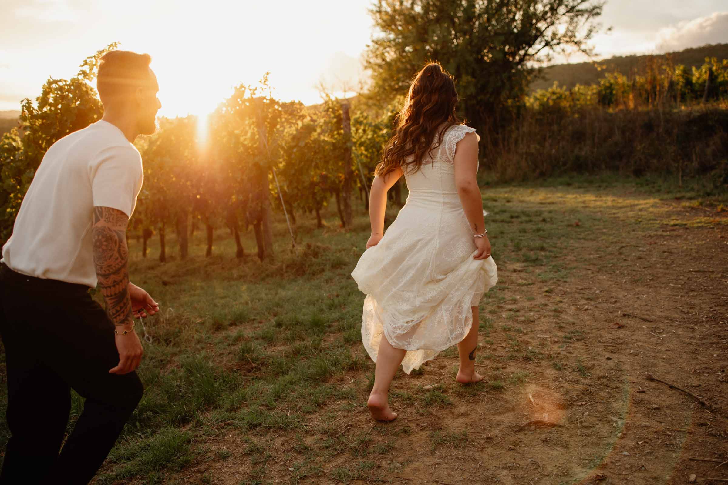 elopement in chianti, tuscany