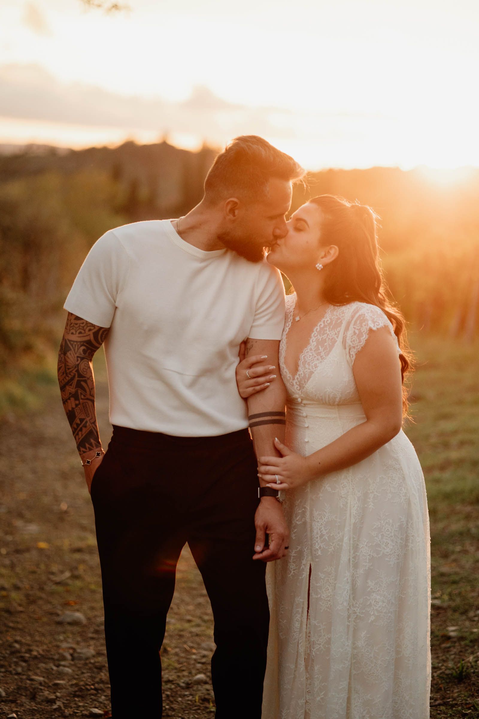 elopement in chianti, tuscany