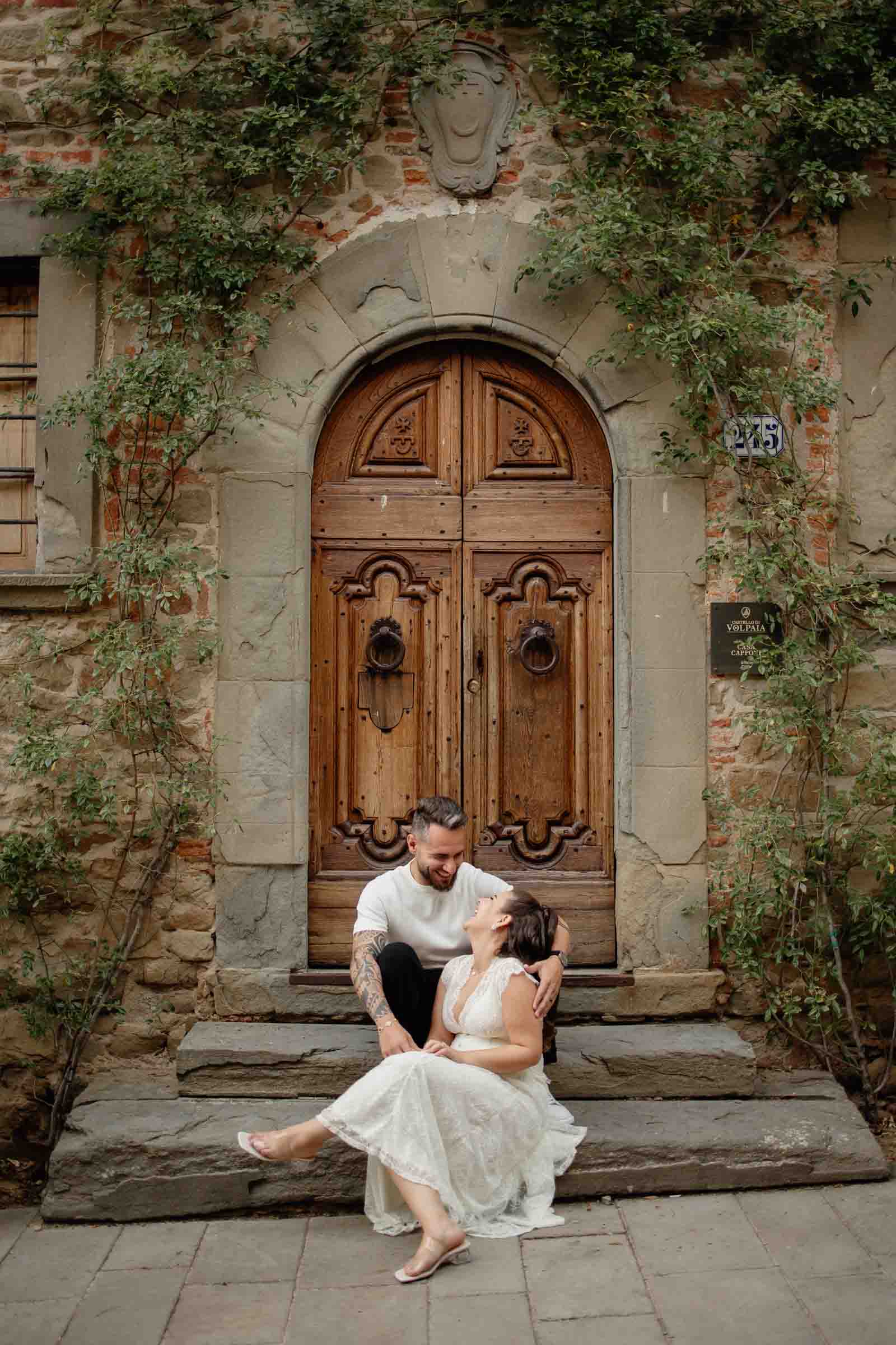 elopement in chianti, tuscany