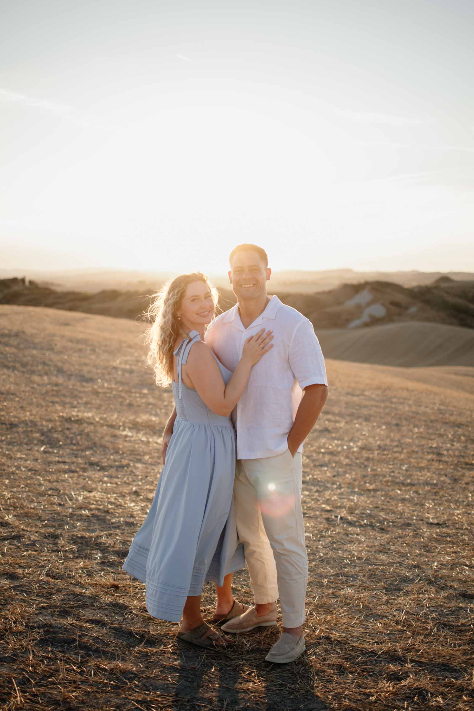 pre-wedding photoshoot in siena countryside